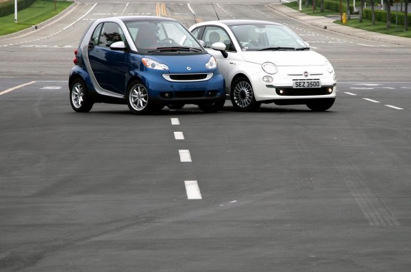 Smart ForTwo и Fiat 500